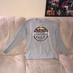 Blue 84 large grey long sleeved shirt Georgia Vs Alabama 2022 💕